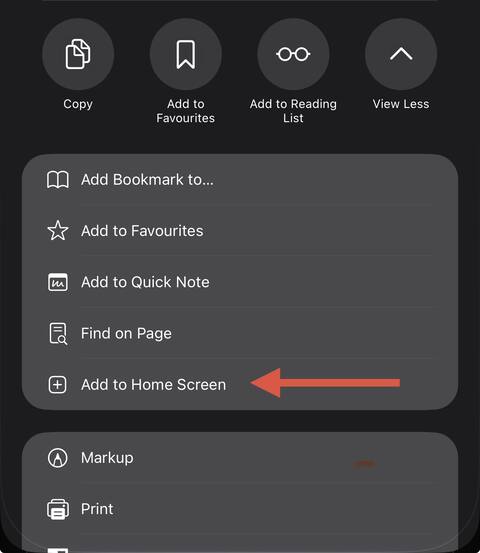 Step 4 — Add to Home Screen